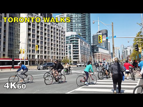 South End Downtown Toronto Pandemic Walk on Saturday, May 16, 2020 [4K]