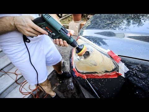 Permanent solution to yellowed headlights