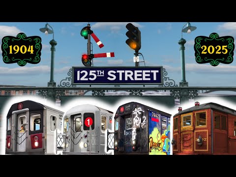 NYC Subway 121st Anniversary OpenBVE Special: Visiting 125th Street - Broadway from 1904 to 2025 !