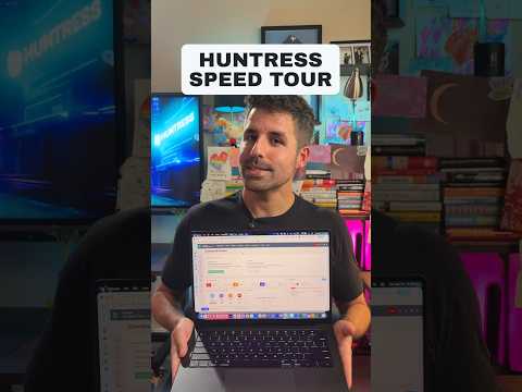 Huntress speed tour of the platform