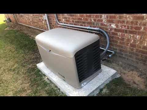 Kohler Generator 20kw Natural Gas install
