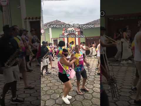 Carnaval Resende Costa Minas Gerais dia 3 bloco terno #carnaval #bloco #shorts