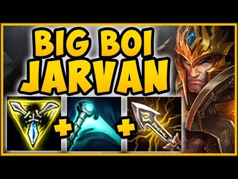 STOP PLAYING JARVAN WRONG! FULL AD BIG BOI JARVAN IS 100% NUTTY! JARVAN SEASON 9! League of Legends