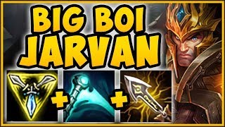 STOP PLAYING JARVAN WRONG! FULL AD BIG BOI JARVAN IS 100% NUTTY! JARVAN SEASON 9! League of Legends