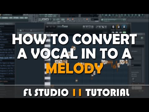 FL Studio 11 | How To Convert A Vocal Sample In to A Vocal Melody With "Newtone" (commentary)