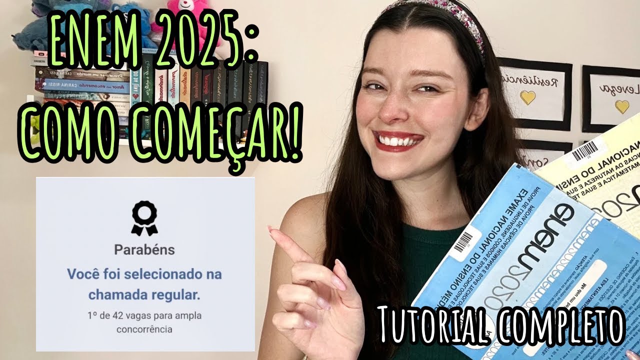 COMO COMEÇAR A ESTUDAR PARA O ENEM 2025✍️ | Passo a Passo Para Começar a Estudar Para o Enem✅