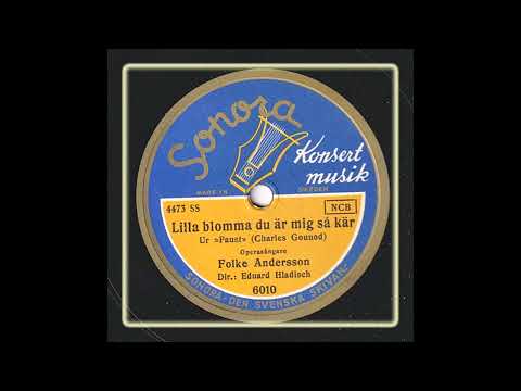 FOLKE ANDERSSON - LILLA BLOMMA DU ÄR MIG SÅ KÄR