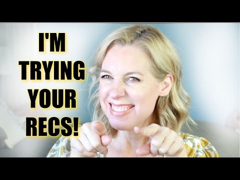 I'M TESTING YOUR SUGGESTED PRODUCTS! and they're amazing!