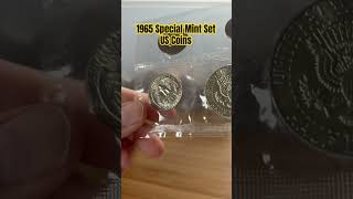 Beautiful Satin Finish 40% Silver 1965 Special SMS US Mint Coin Set #coincollectinghobby #coins