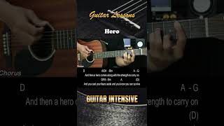 Hero - Mariah Carey | EASY Guitar Tutorial with Chords / Lyrics - Guitar Lessons