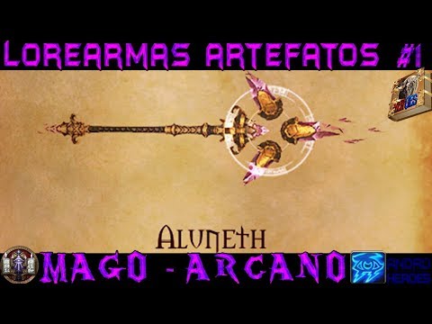 #1 Aluneth - A Entidade Arcana [LoreArmas Mago Arcano]