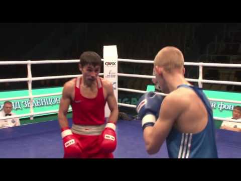 Ташкараков-Гунченко. ЧР-2016. Полуфинал. 52 кг.