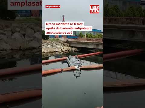 Ultimele informații despre explozia dronei maritime din Portul Constanța. Imagini cu drona
