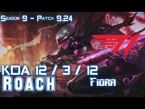 T1 Roach FIORA vs MORDEKAISER Top - Patch 9.24 KR Ranked