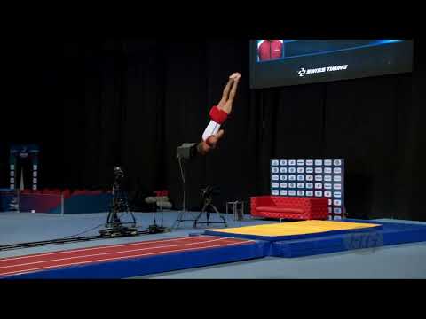 HANSEN Mads (DEN) M - 2022 Trampoline Worlds, Sofia (BUL) - Q2 Tumbling