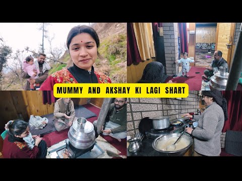 Mummy And Akshay Ke Bich Lagi Shart // Harne Wale Ko Karna Padega Special Kam // Happy Lohri To All