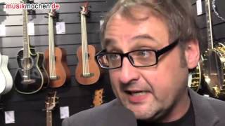Video thumbnail for Ortega Signature-Ukulelen-Bass PM Shaman by musikmachen.de