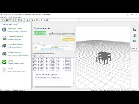SeismoBuild Nonlinear Dynamic Analysis