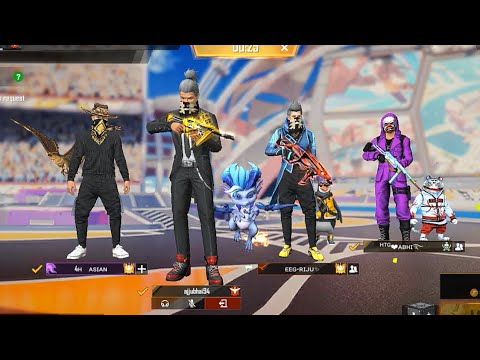 FREE FIRE LIVE CLASH SQUAD CUSTOM ROOM#freefirelive#ajjubhai
