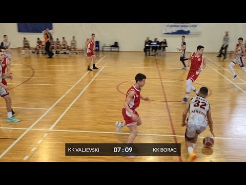 KK Valjevski - KK Borac Čačak (kvalitetna pionirska liga)