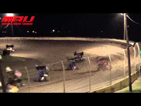 Miniakota Micro Sprint A Main during The Winnavegas Casino Resort South Dakota Spring Nationals at R