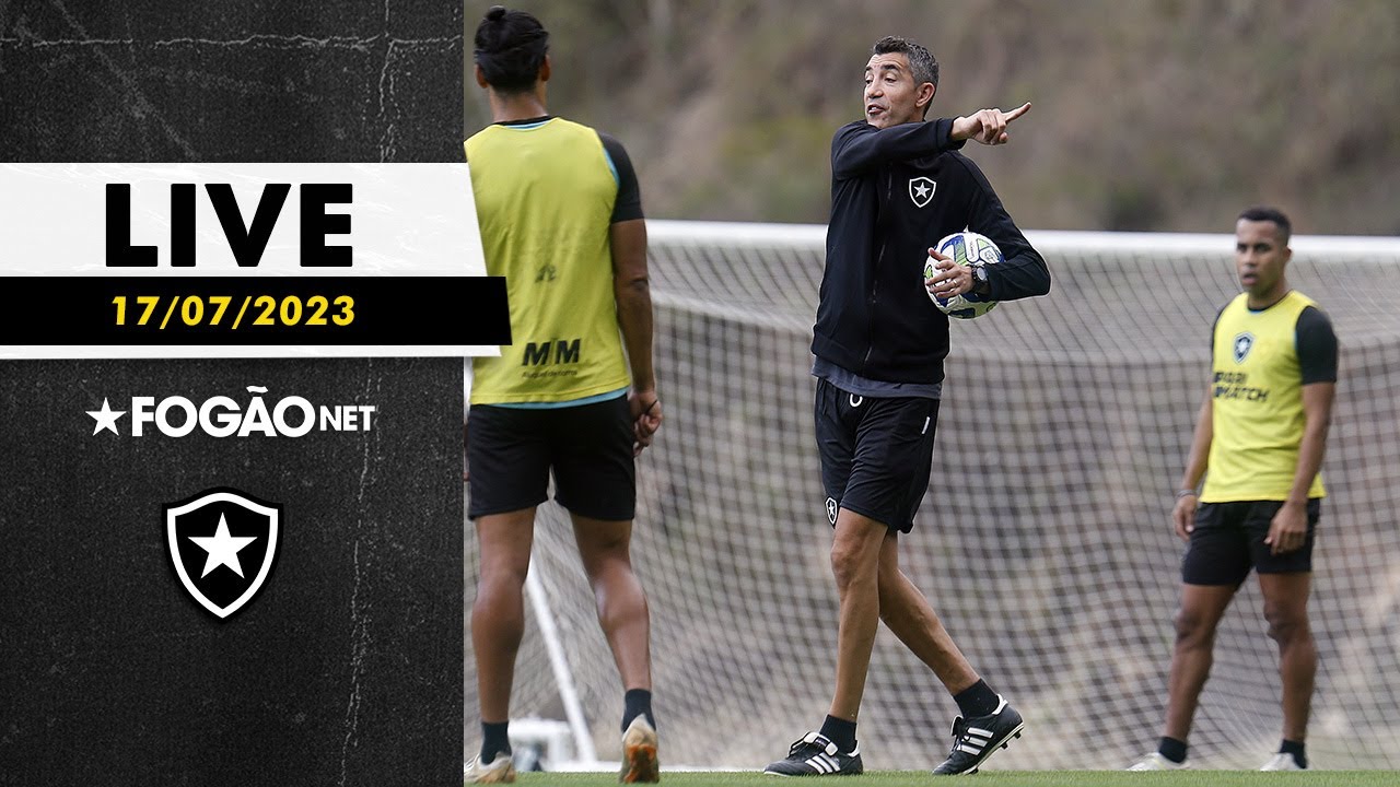 NIGHT LIVE | Primeiro treino de Bruno Lage no Botafogo, novo preparador de goleiros e bastidores 