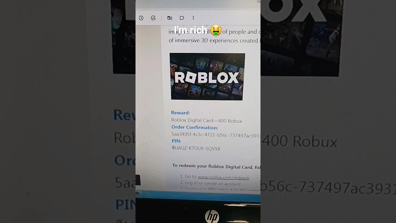I got free robux from Microsoft rewards 🤑 (not sponsored)