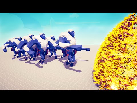 10x ICE GIANT vs EVERY GOD - Totally Accurate Battle Simulator TABS