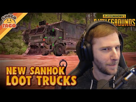 First Win on New Sanhok ft. TGLTN - chocoTaco PUBG Loot Trucks Gameplay