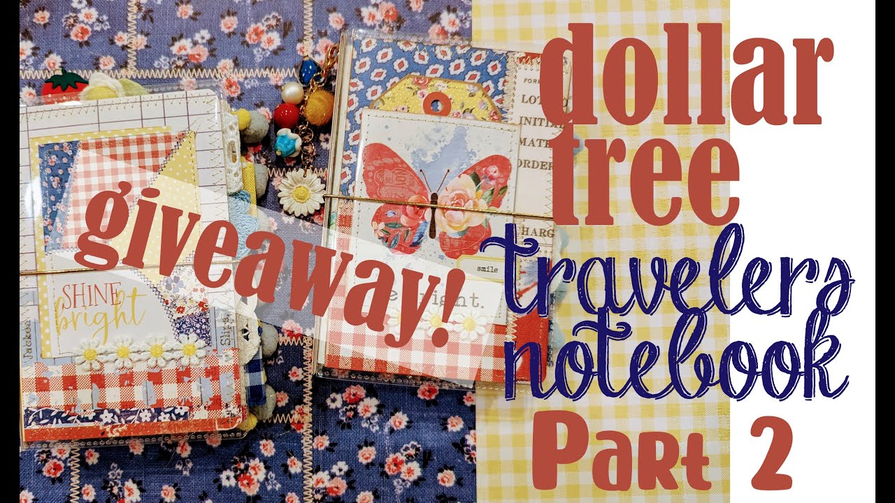 Travelers notebook with Dollar tree photo album. NO LAMINATING! GIVEAWAY ENDED