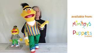 Sesame Street Bert Hand Puppets – Large &amp; Small for Learning, Play and Storytime