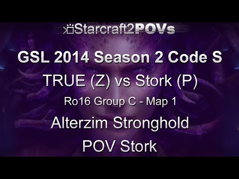 SC2 HotS - GSL 2014 S2 Code S - TRUE vs Stork - Ro16 Group C - Map 1 - Alterzim - Stork