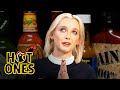 Emma Chamberlain Has a Spiritual Awakening While Eating Spicy Wings | Hot Ones