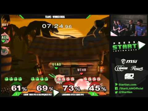 Press Start Day 1 - Teams - Winner Ro16: Liquid`HungryBox & CoG MVG|Mew2King vs Squid & Laudandus