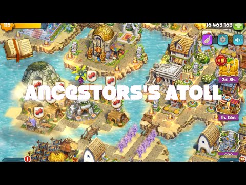 Tribez Level 107 - Ancestor's Atoll Tidy Up - Island Makeover