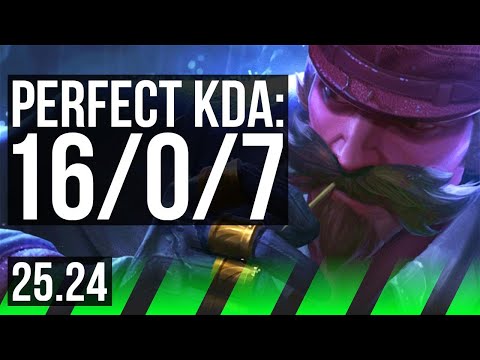 GRAVES vs VOLIBEAR (JGL) | Perfect KDA: 16/0/7 | EUW Diamond | 25.24