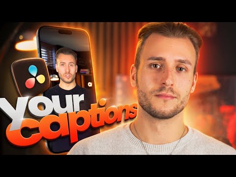 DaVinci Resolve Captions — Except Better and Animated (One-Click Subtitles)