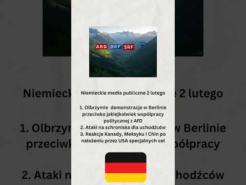 Niemieckie media publiczne 2 lutego