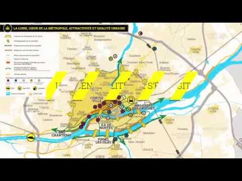 Nantes, La Loire et Nous : Carte du thème Coeur Métropolitain