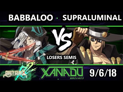 F@X 266 GGXRD2 -  Babbaloo (Raven) Vs HPF | Supraluminal (Johnny) Guilty Gear XRD Rev 2 Losers Semis