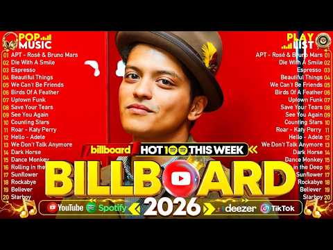 Rihanna, Ed Sheeran, Dua Lipa, Bruno Mars, Adele, Maroon 5, The Weeknd 🍁🍂 Billboard Top 50 This Week