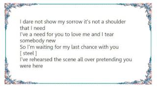 Buck Owens - My Last Chance with You Lyrics