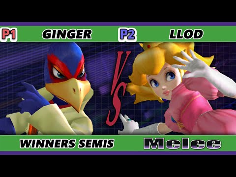 S@X 386 Online Winners Semis - Ginger (Falco) Vs. lloD (Peach) Smash Melee - SSBM