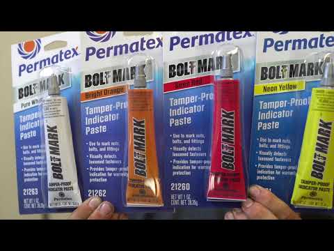 Permatex Bolt Mark - Tamper Proof Indicator