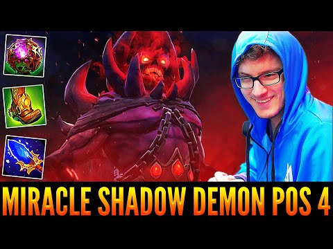 👉 MIRACLE Can Destroy Enemies Even With Support Pos 4 Role - Top Shadow Demon Gameplay - Dota 2