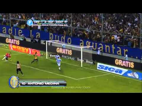 Gol Antonio Medina - Rosario Central 2 Vs Atlético Rafaela 2 - Inicial 13'