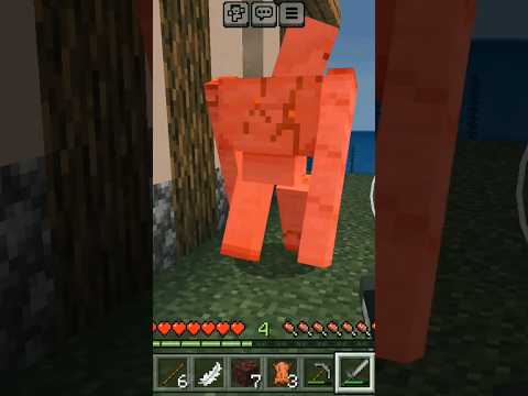 Giant Iron Golem Attacks AlooPakoda 😱 #Minecraft