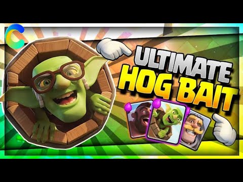 Hog bait,log bait part 2  | clash royale |