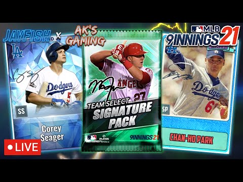 🔴LIVE | MLB 9 Innings 21 - New Year's Team Select Signature Pack Opening and Giveaway!
