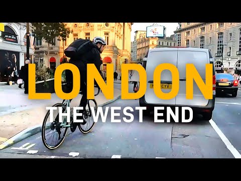 Cycling in London #09  [ 4K ]  The West End to the City of London